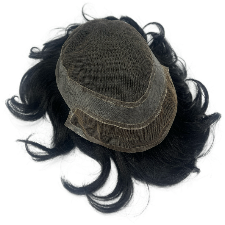 Prótese Capilar Masculina Hibrida Hollywood ( 1A )